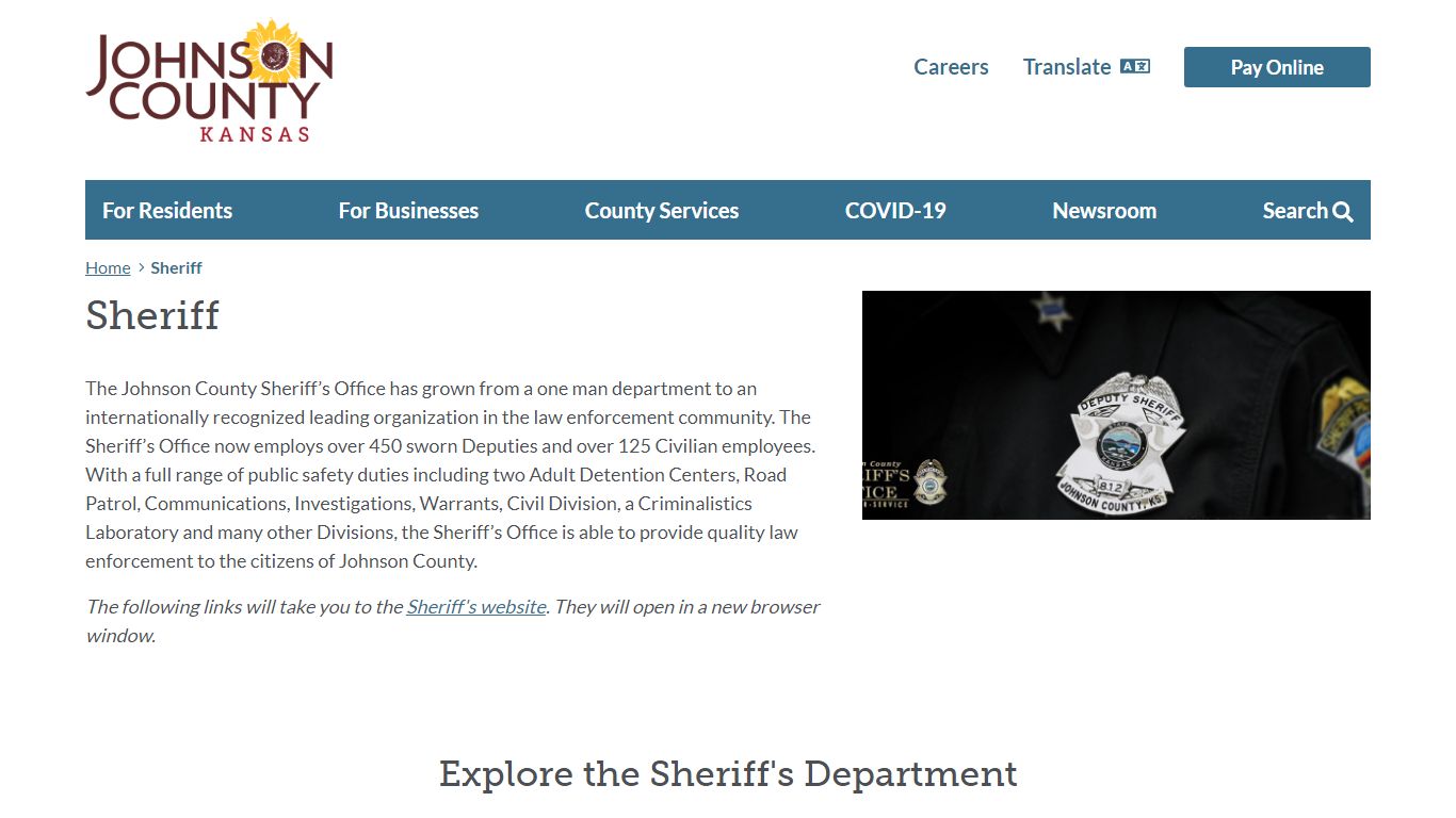 Sheriff | Johnson County Kansas